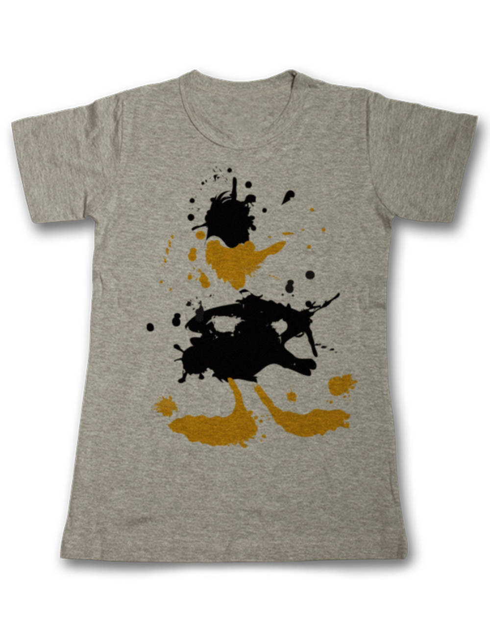 Image of Duck Ink Splatter Print Ladies Fit T Shirt