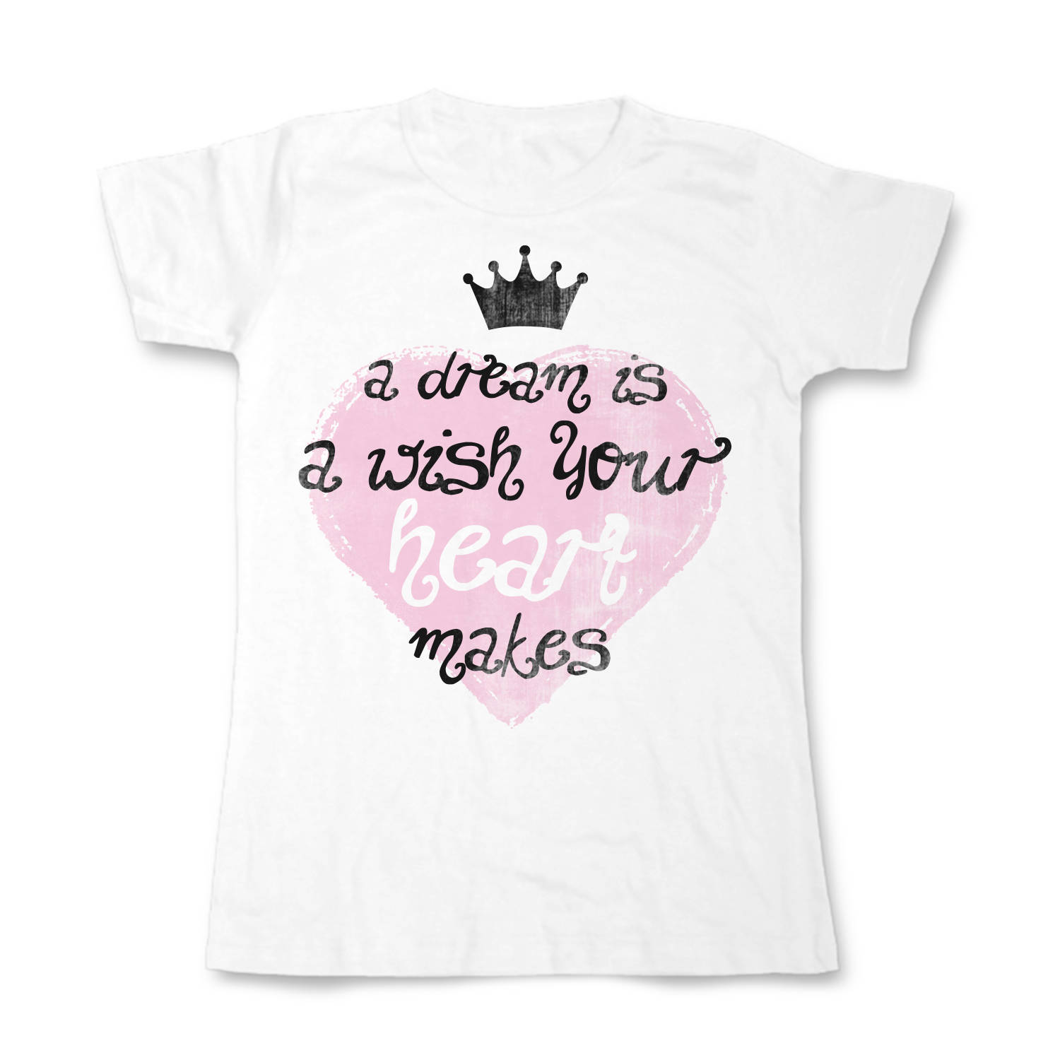 Image of Cinderella A Dream Is A Wish Your Heart Makes Ladies Fit T Shirt