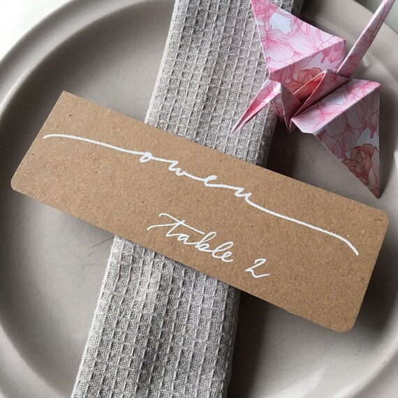 Wedding Escort Cards Rustic Table Decorations Personalised Etsy