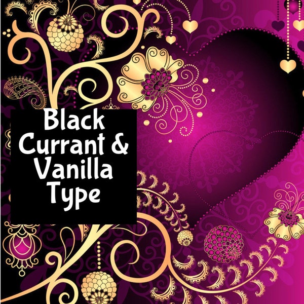 BLACKENED CURRANT VANILLA (dupe) Handmade edp Perfume Cologne Room Linen Spray Fragrance Massage Beard Beauty Oil Shimmer Lotion Body Splash