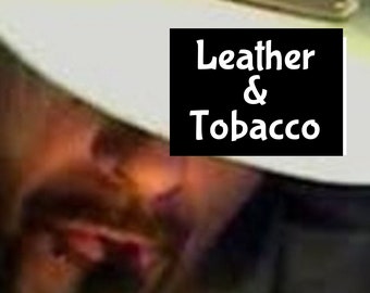 LEATHER & TOBACCO Handmade edp Perfume Cologne Room Linen Spray Fragrance Massage Beard Beauty Oil Shimmer Moisturizer Lotion Body Splash