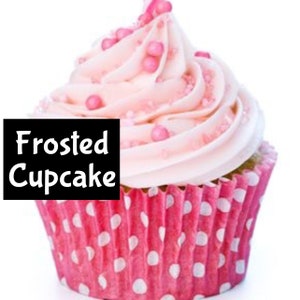 FROSTED CUPCAKE Handmade edp Perfume Cologne Room Linen Spray Fragrance Massage Beard Beauty Oil Shimmer Moisturizer Lotion Body Splash