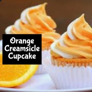 ORANGE CREAMSICLE CUPCAKE Handmade edp Perfume Cologne Room Linen Spray Fragrance Massage Beard Beauty Oil Shimmer Silky Lotion Body Splash