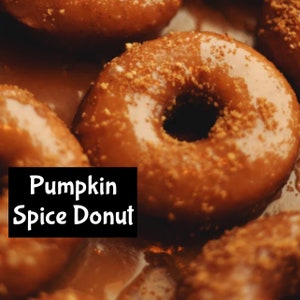 PUMPKIN SPICE DONUT Handmade Womens Men Perfume Cologne edp Room Linen Spray Fragrance Beard Massage Bath Dry Oil Glow Scrub Hair Body Spray