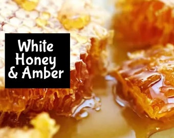 WHITE HONEY & AMBER Handmade edp Perfume Cologne Room Linen Spray Fragrance Massage Beard Beauty Oil Shimmer Moisturizer Lotion Body Splash