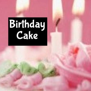 HAPPY BIRTHDAY CAKE Handmade edp Perfume Cologne Room Linen Spray Fragrance Massage Beard Beauty Oil Shimmer Moisturizer Lotion Body Splash
