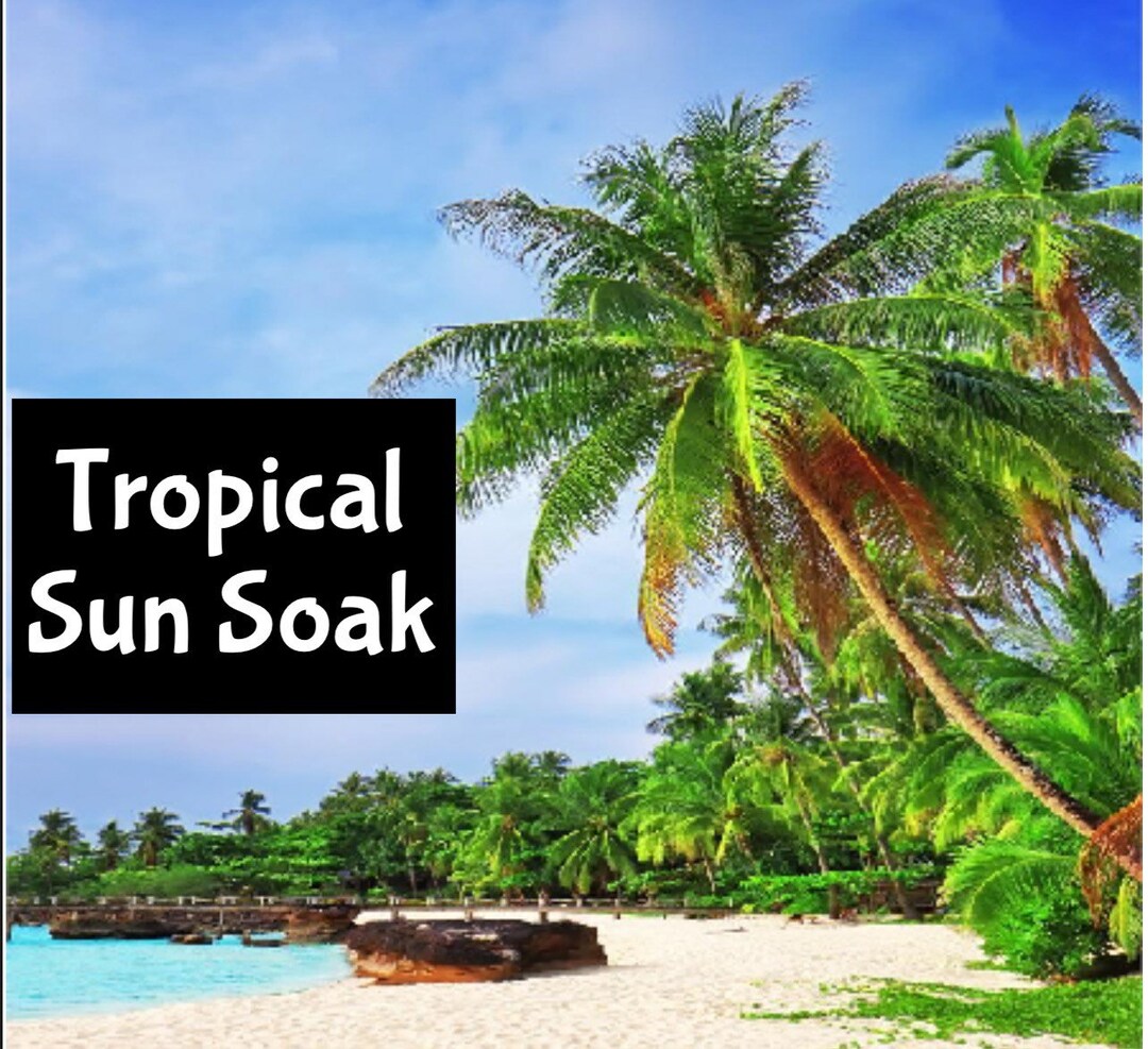 TROPICAL SUN SOAK Moisturizing Shimmer Body Splash Perfume Cologne
