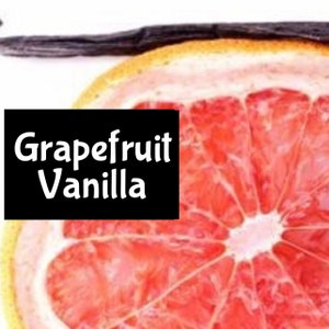 GRAPEFRUIT VANILLA Moisturizing Shimmer Hair Body Splash EDP Perfume Cologne Beauty Lotion Room Linen Spray Bath Fragrance Beard Massage Oil