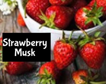 STRAWBERRY MUSK Handmade edp Perfume Cologne Room Linen Spray Fragrance Massage Beard Beauty Oil Shimmer Moisturizer Lotion Body Splash