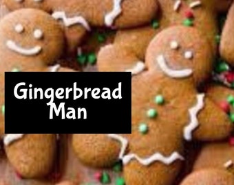 GINGERBREAD MAN Moisturizing Hair Shimmer Body Splash EDP Cologne Perfume Beard Massage Bath Oil Room Linen Fragrance Hand Lotion Spray