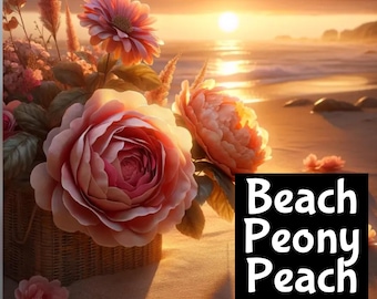 BEACH PEONY PEACH Roll On Perfume Cologne Fragrance Body Beard Oil Shimmer Wash Beauty Room edp Spray Lotion Cream Soap Scrub Polish