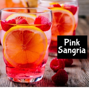 PINK SANGRIA Handmade edp Perfume Cologne Room Linen Spray Fragrance Massage Beard Beauty Oil Shimmer Moisturizer Lotion Body Splash