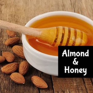ALMOND & HONEY Cologne Perfume Bath Beard Massage Oil Moisturizing Shimmer Body Hair Splash Lotion Room Linen EDP Beauty Spray Fragrance