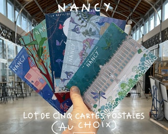 Set of 5 postcards