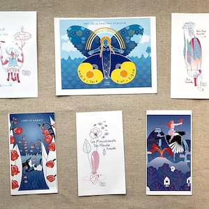 Lot de 6 stickers