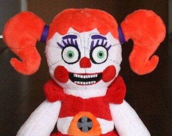 Five Nights At Freddy S Sister Location Bonnet Plush Etsy - roblox song id fnaf sl circus