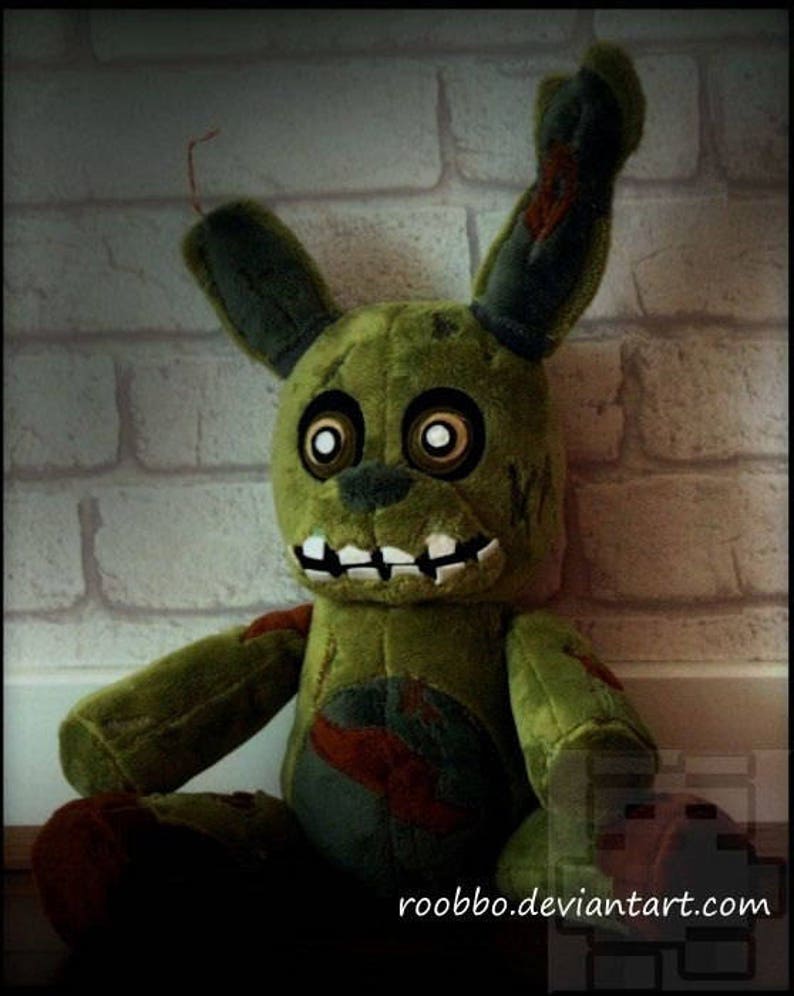 Five Nights At Freddy's Springtrap Plush | Etsy