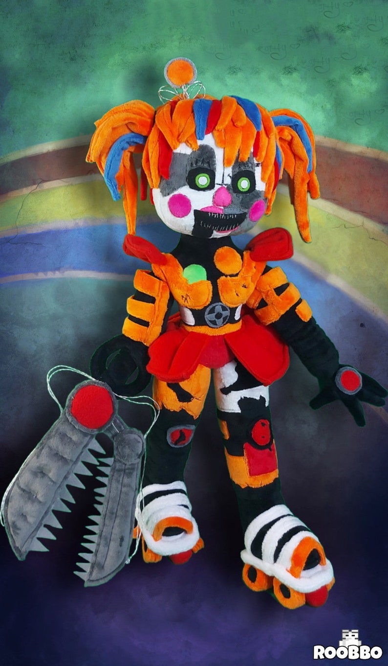 Scrap Baby Plush FNAF BIG SIZE Plush 30 Inches Etsy