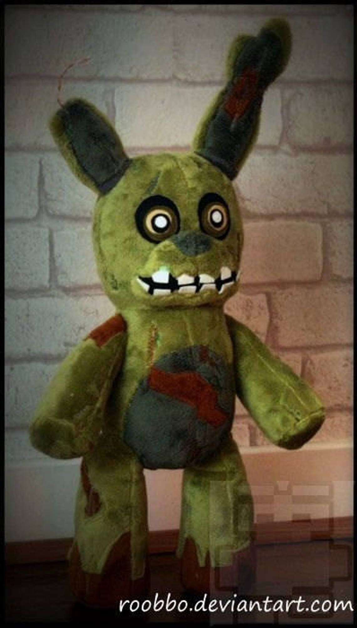 Five Nights At Freddy's Springtrap 50 cm Plush Etsy