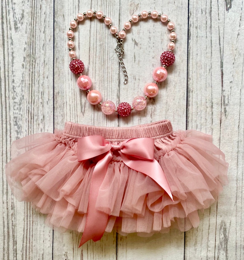 Baby Girl First Birthday Outfit in Dark Pink Lace With Dusty Etsy
