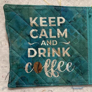 Barista Quilted Mug Rug
