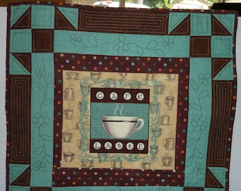 Quilted Wall Hanging - Cafe Latte
