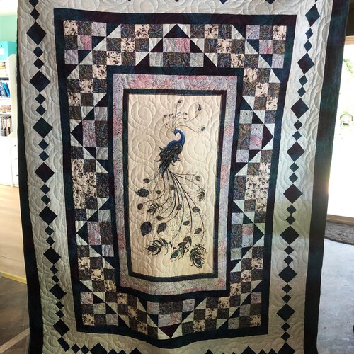 Peacock Quilt Kit Etsy