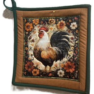 Rule the Roost Quilted Potholder