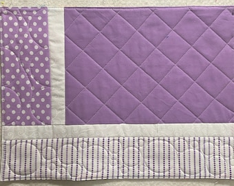 Colorful Quilted Placemat Lavender