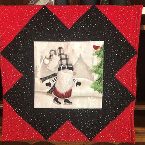 Gnome Antics Quilted Wall Hanging/Table Topper