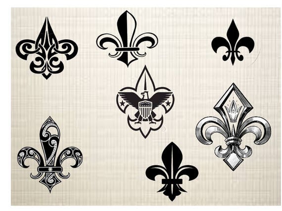 Fleur De Lis Svg Symbols Svg Fleur De Lis Cutfile Svg Svg Etsy