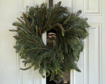 Fresh Handmade Pine Aussi Greenery Wreath