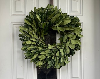 Fresh Handmade Pittosporum Greenery Winter Wreath