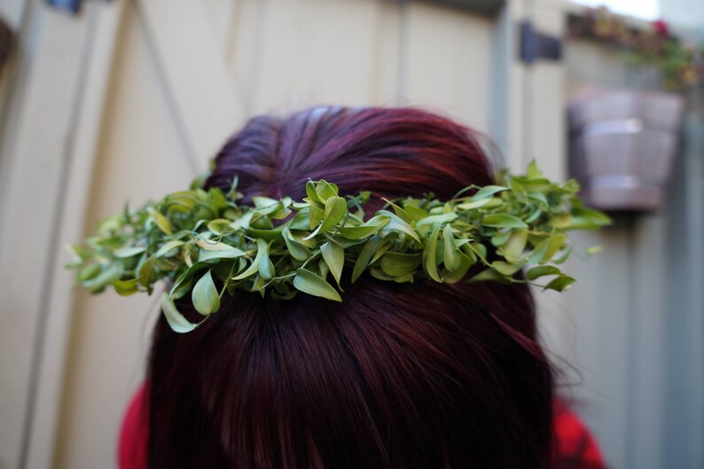 Fairy Queen Sola Flower Hair CrownHair Wreath Hair CircletFully CustomizableWood Flower Hair Accessory