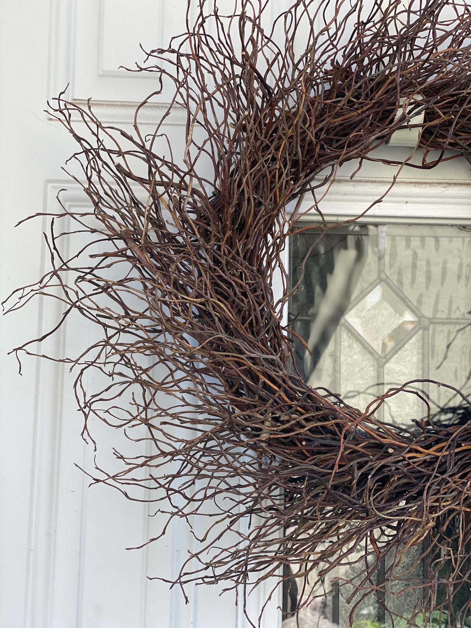 Curly Willow Wreath Dried Rustic Greenery Wreath Fall Etsy Italia