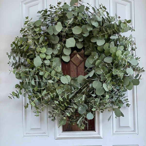 Silver Dollar Wreath Etsy