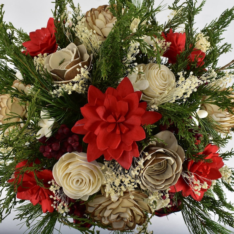Christmas Floral Arrangements Etsy — free download