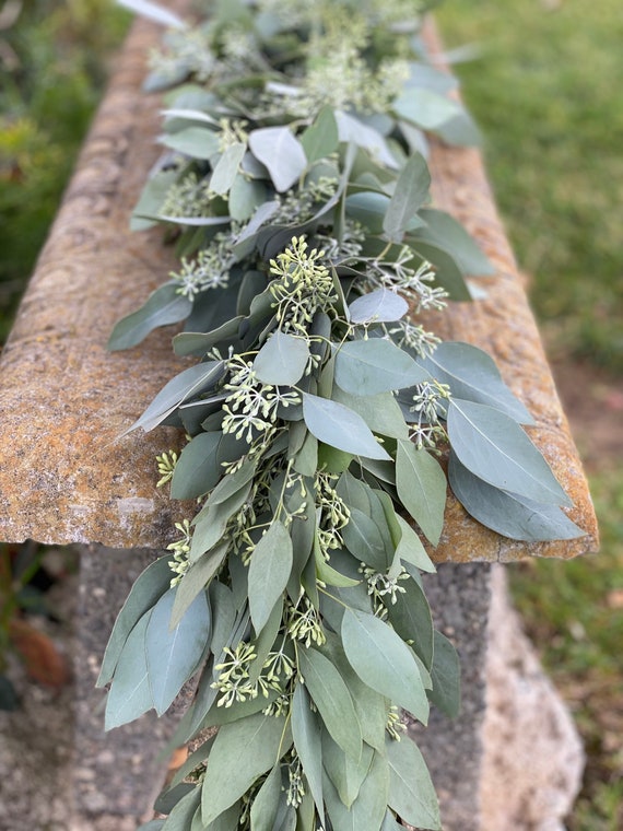 Handmade Fresh Olive Branch Greenery Garland for Wedding, Home