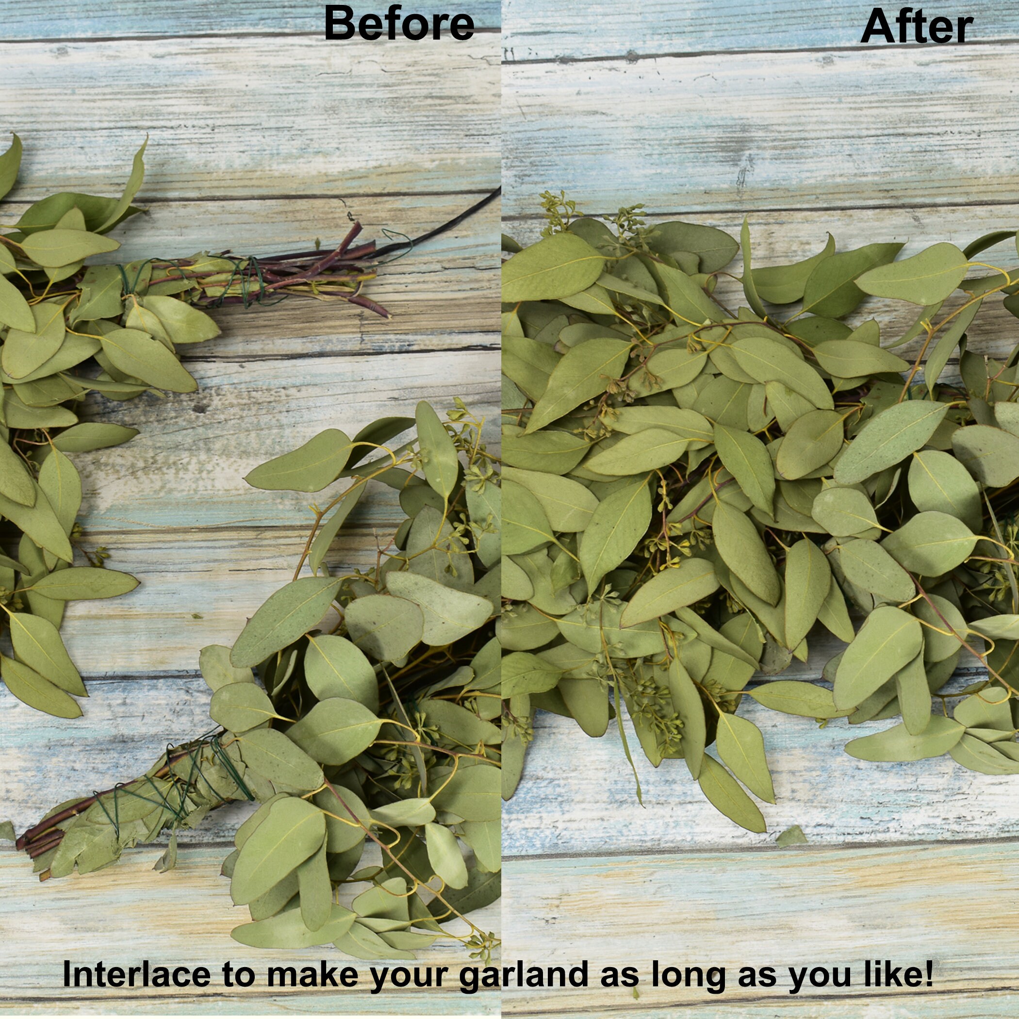 Eucalyptus Garland Dried Wedding Garland Wedding Flowers Etsy