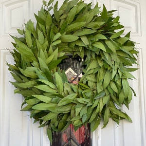 Fresh and Fragrant Handmade Bay Leaf Greenery Wreath