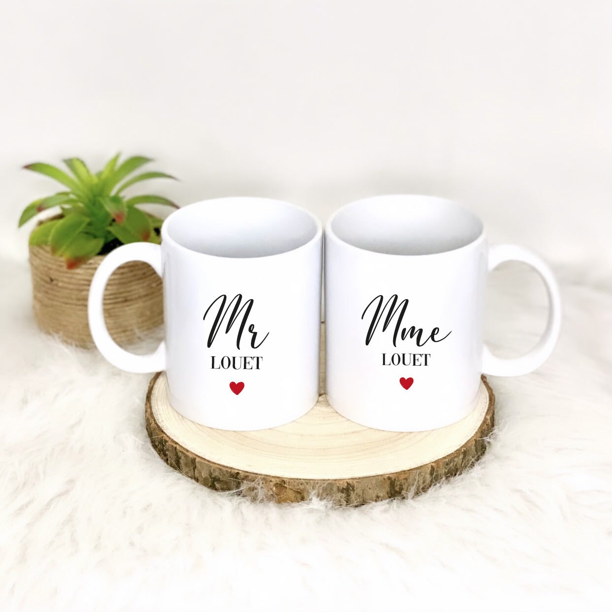 Mug/Tasse Personnalisé Mariage/Mariés mme & Mr