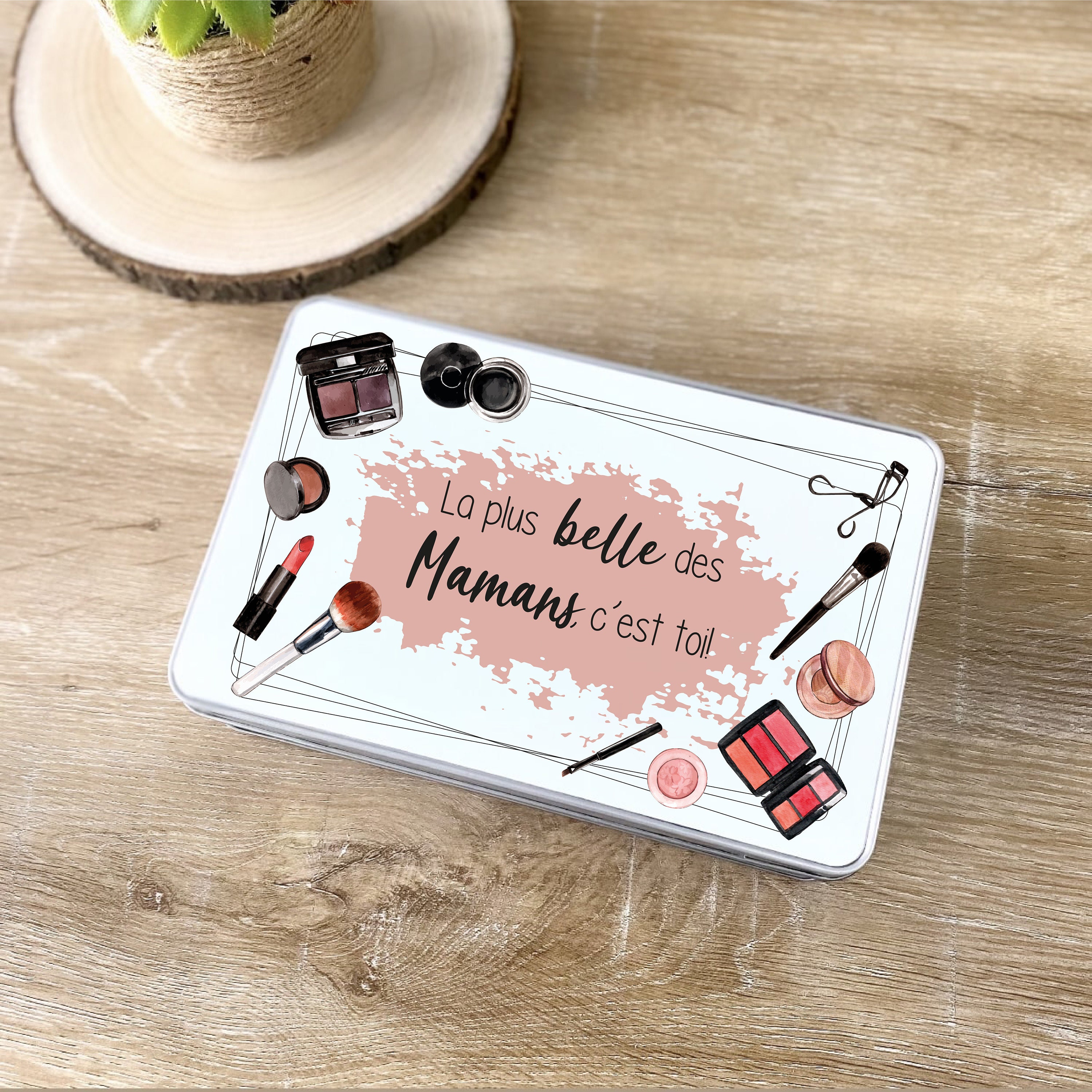 Boîte Rectangle Personnalisée Boîte à Maquillage