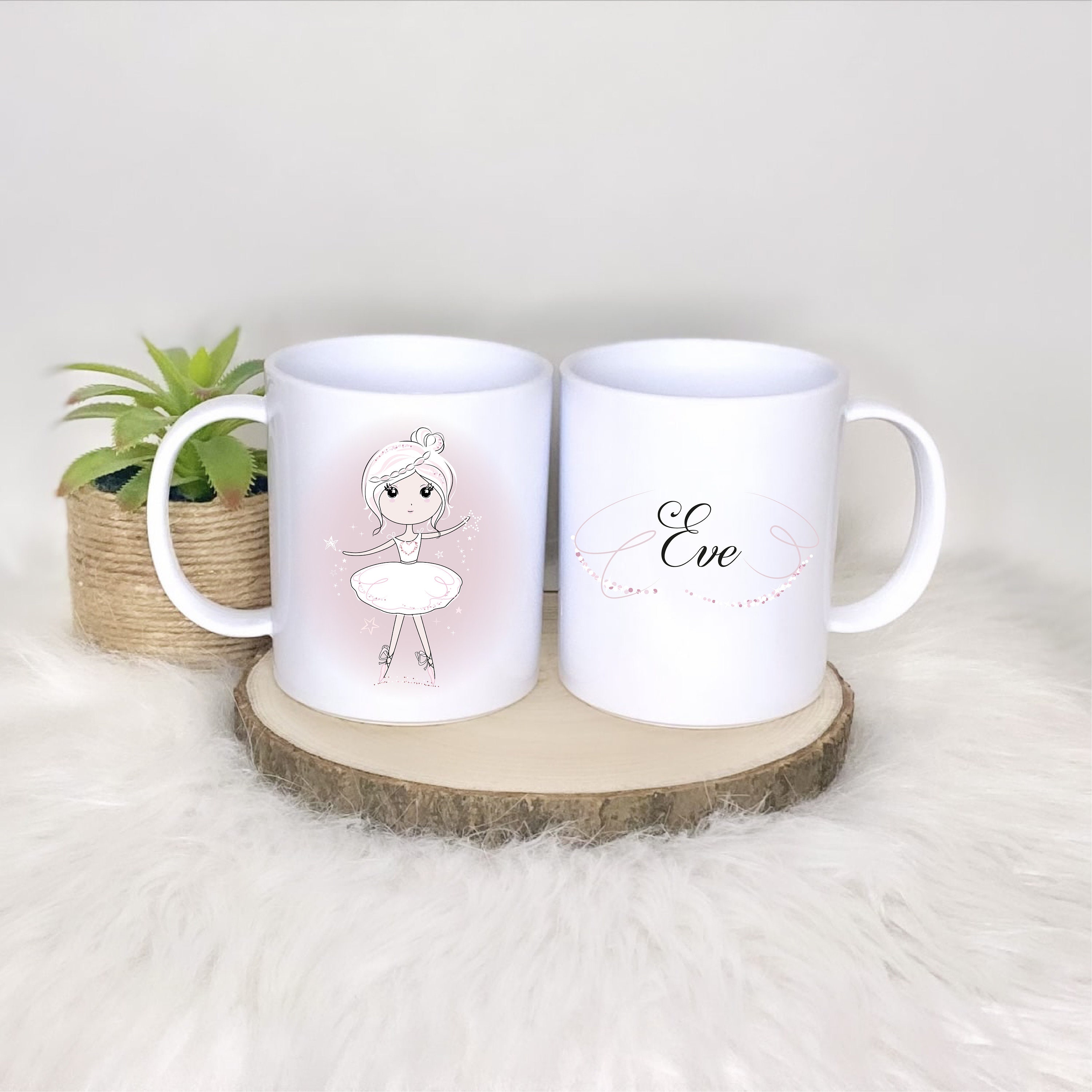 Mug Incassable Personnalisé Enfant Ballerine