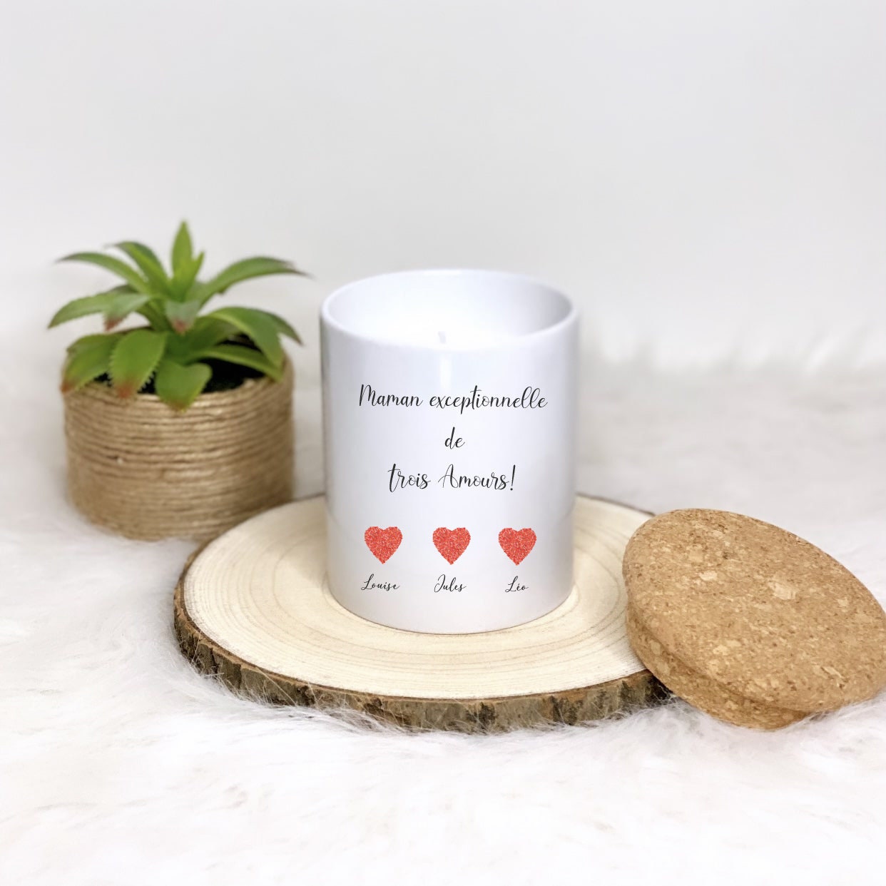 Bougie Personnalisée Maman Maman Exceptionnelle