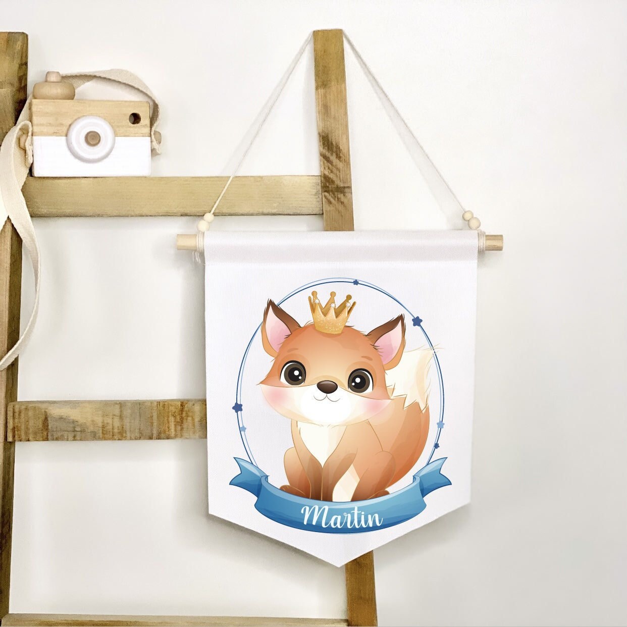 Bannière Personnalisée/Cadeau Naissance Personnalisé/Décoration Chambre Enfant Personnalisée Prince 