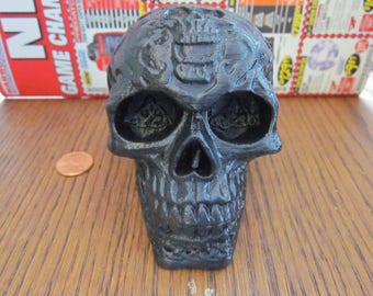 3D printed Celtic Skull, Skull decor, Skull Art, Gothic Art, Celtic Art, 3D print, Paintable Skull, Home decor, Decorative Desktop Gift Idea