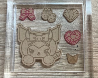 Anime Devil Mold med bitar