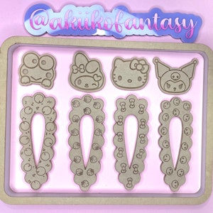 Large Hair Clip Silicone Mold