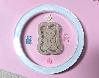 Molde de silicona de oso de caramelo