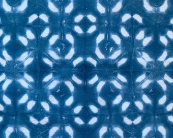 Diamond Geo Shibori Indigo Tie Dye Digital Download